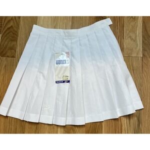 Vintage Women's Reebok Skirt Size 160 NWT Deadstock White Tennis Sporty 1993